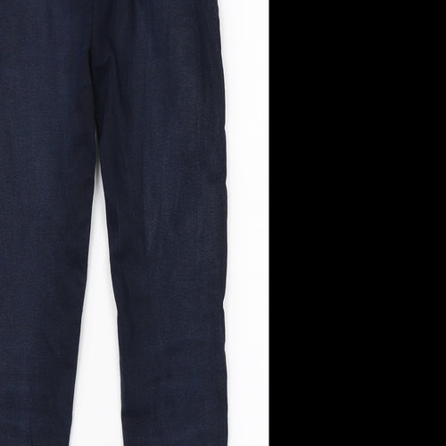 Topshop Womens Blue  Cotton Skinny Jeans Size 25 in L25 in Regular