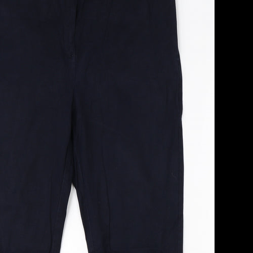 NEXT Womens Blue  Viscose Dress Pants Trousers Size 18 L23 in Regular