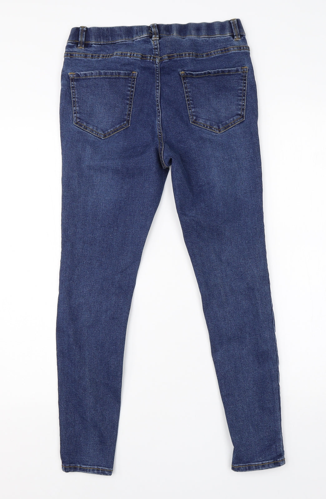 New Look Womens Blue  Cotton Jegging Jeans Size 12 L24 in Regular