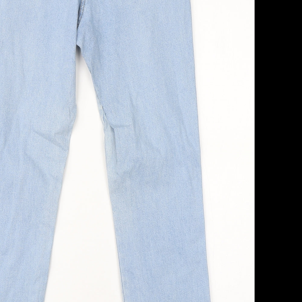 Being Casual Womens Blue  Cotton Straight Jeans Size 12 L26 in Regular