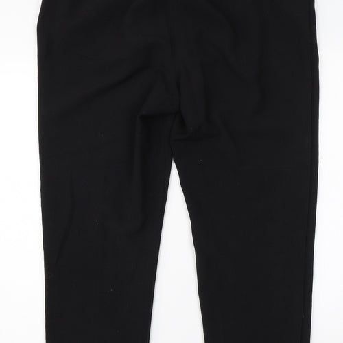 NEXT Womens Black  Viscose Dress Pants Trousers Size 16 L24 in Regular