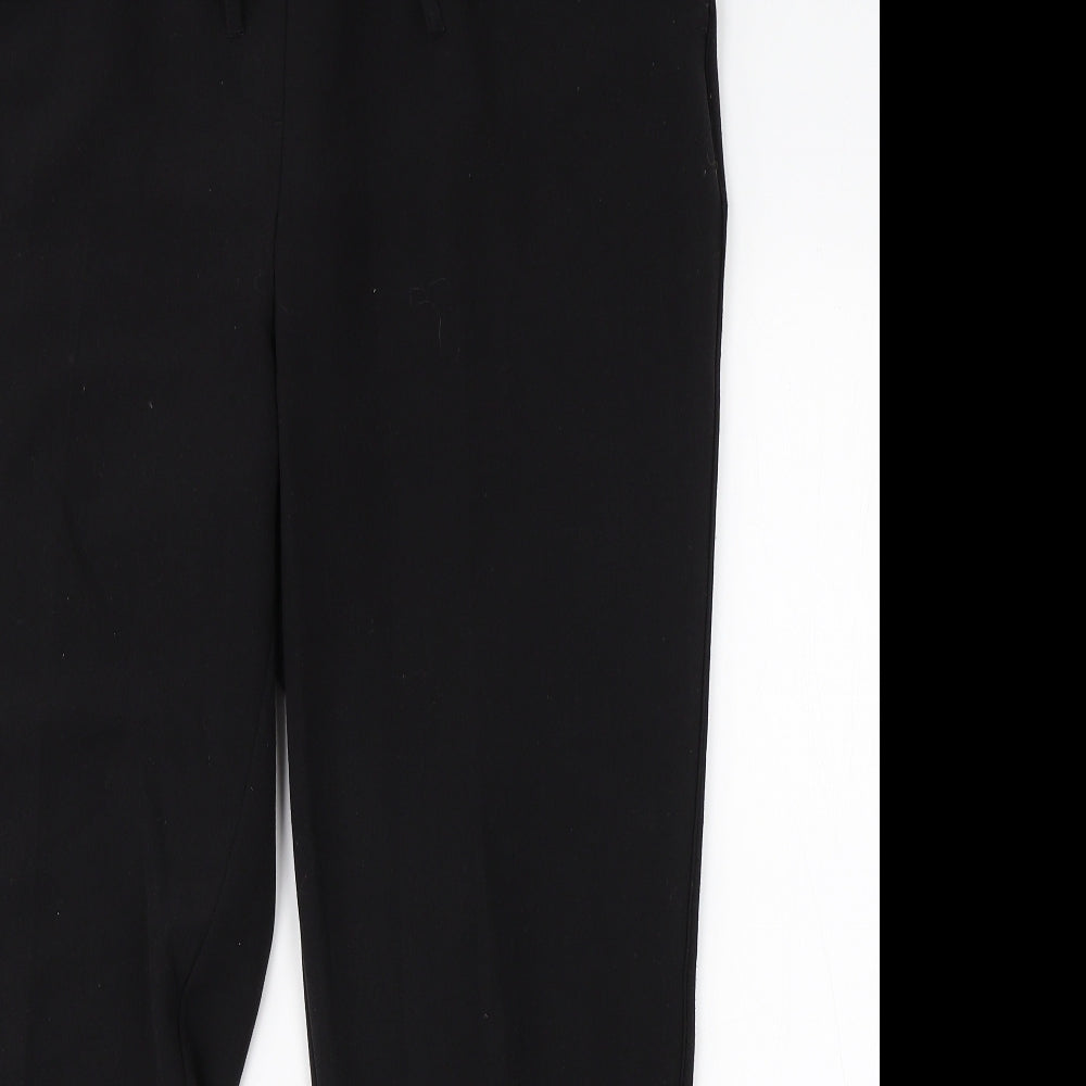 NEXT Womens Black  Viscose Dress Pants Trousers Size 16 L24 in Regular