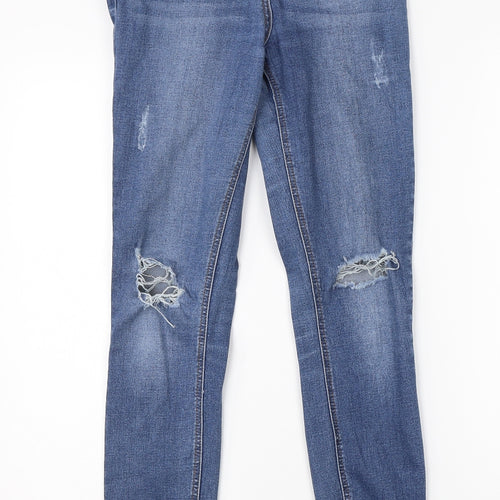 / Denim Womens Blue  Cotton Skinny Jeans Size 10 L28 in Regular