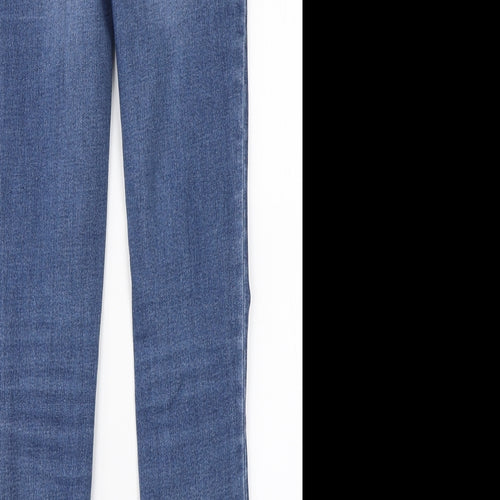 / Denim Womens Blue  Cotton Skinny Jeans Size 10 L28 in Regular