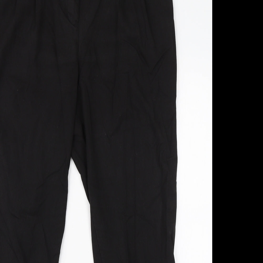 NEXT Womens Black  Viscose Dress Pants Trousers Size 16 L26 in Regular