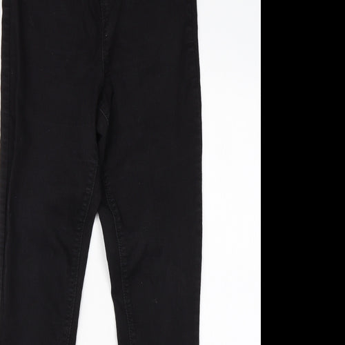 Papaya Womens Black  Cotton Jegging Jeans Size 12 L26 in Regular