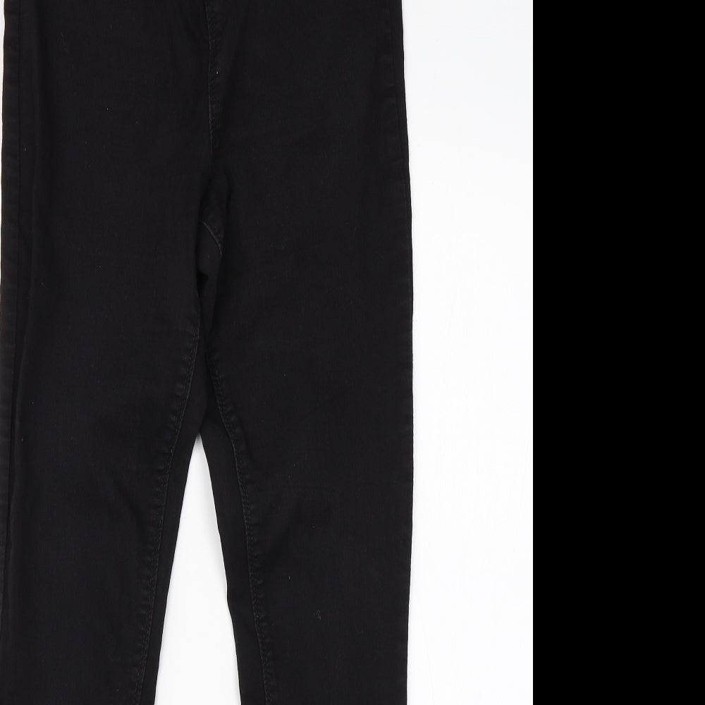 Papaya Womens Black  Cotton Jegging Jeans Size 12 L26 in Regular
