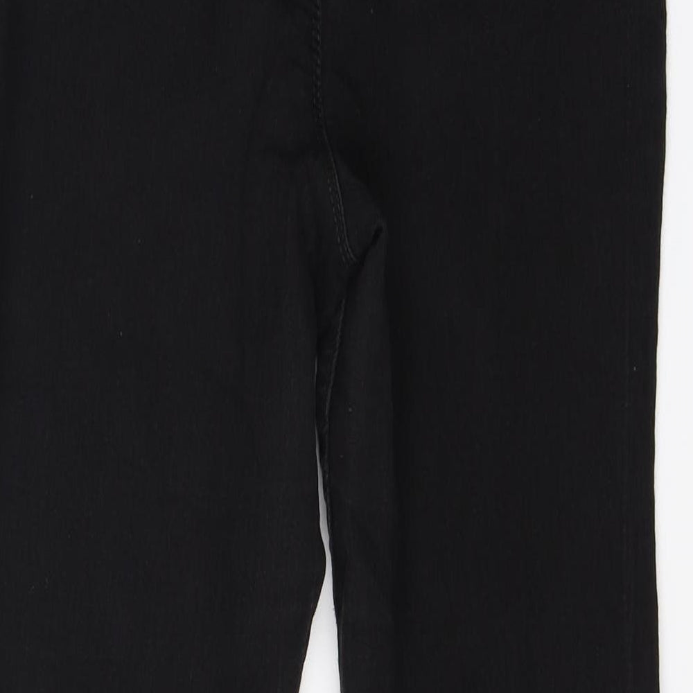 Papaya Womens Black  Cotton Jegging Jeans Size 12 L26 in Regular