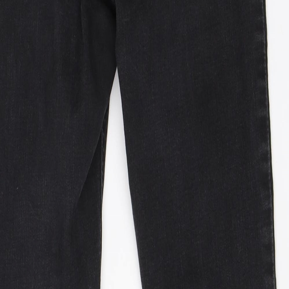 Red Herring Womens Black  Cotton Skinny Jeans Size 10 L28 in Regular