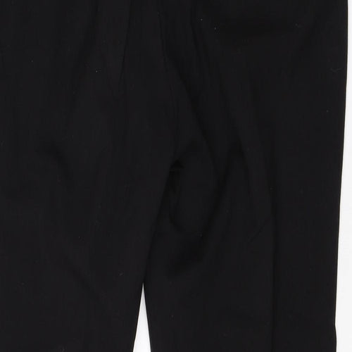 H&M Womens Black  Viscose Dress Pants Trousers Size 10 L28 in Regular