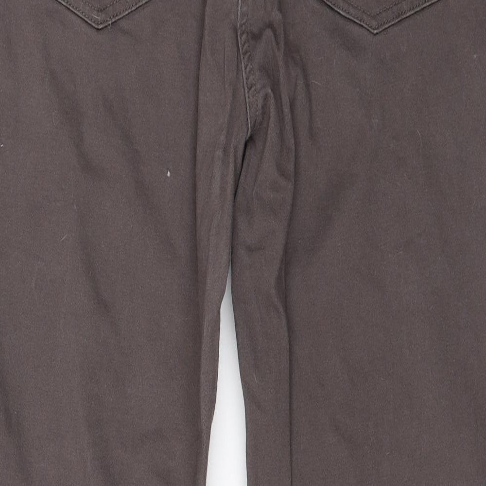 CC Womens Brown  Cotton Straight Jeans Size 18 L26 in Regular