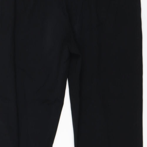 Per Una Womens Black  Viscose Dress Pants Trousers Size 10 L26 in Regular