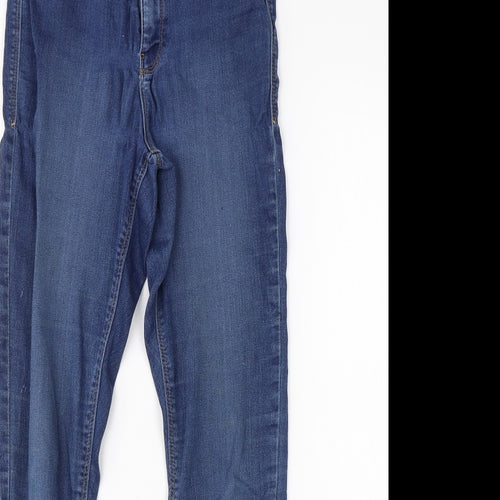 Dorothy Perkins Womens Blue  Cotton Skinny Jeans Size 6 L28 in Regular