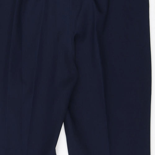 Papaya Womens Blue  Viscose Dress Pants Trousers Size 16 L28 in Regular