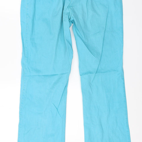 Verse Womens Blue  Cotton Straight Jeans Size 10 L28 in Regular