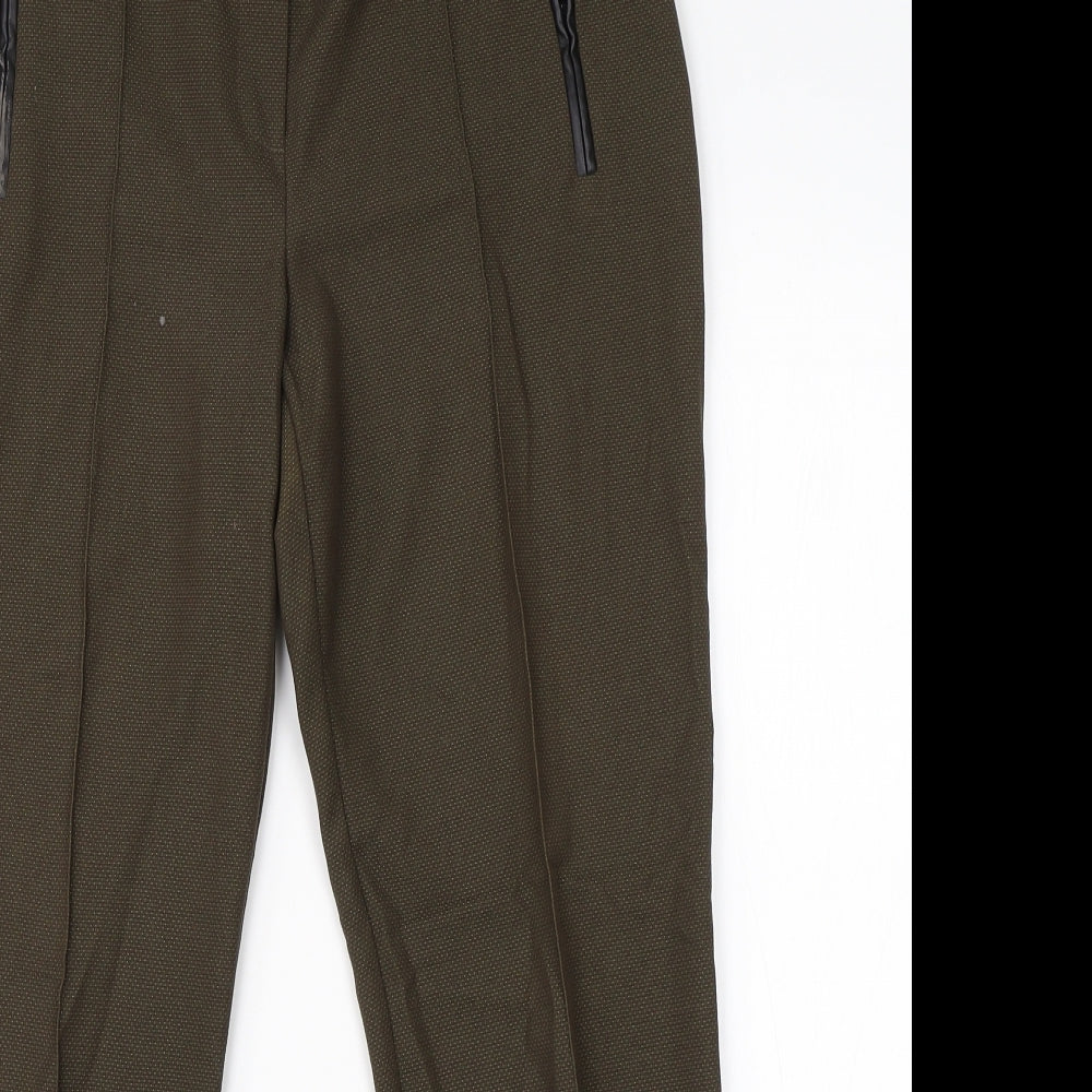 NEXT Womens Green  Viscose Dress Pants Trousers Size 34 in L25 in Regular
