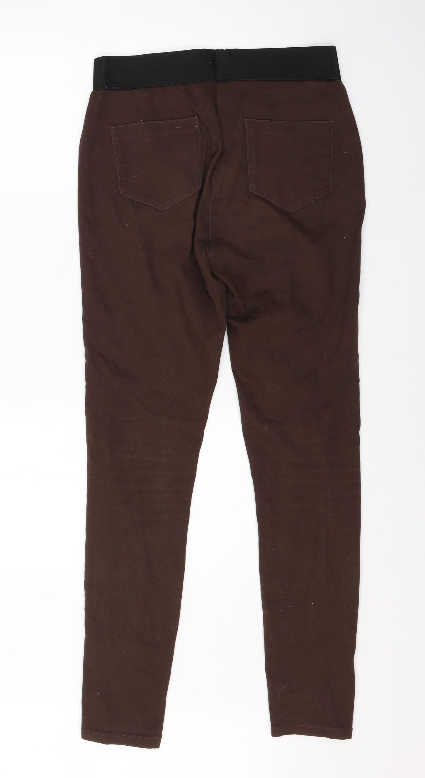 George Womens Brown  Cotton Jegging Jeans Size 10 L28 in Regular