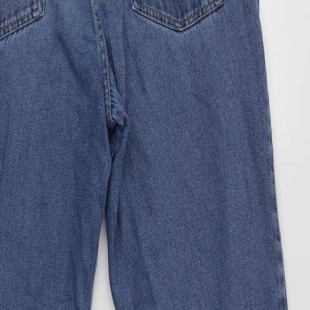 Preworn Mens Blue  Cotton Straight Jeans Size 36 L29 in Regular