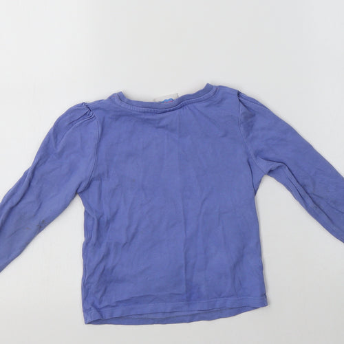 TU Girls Purple  Cotton Basic T-Shirt Size 2-3 Years Crew Neck  - Peppa Pig