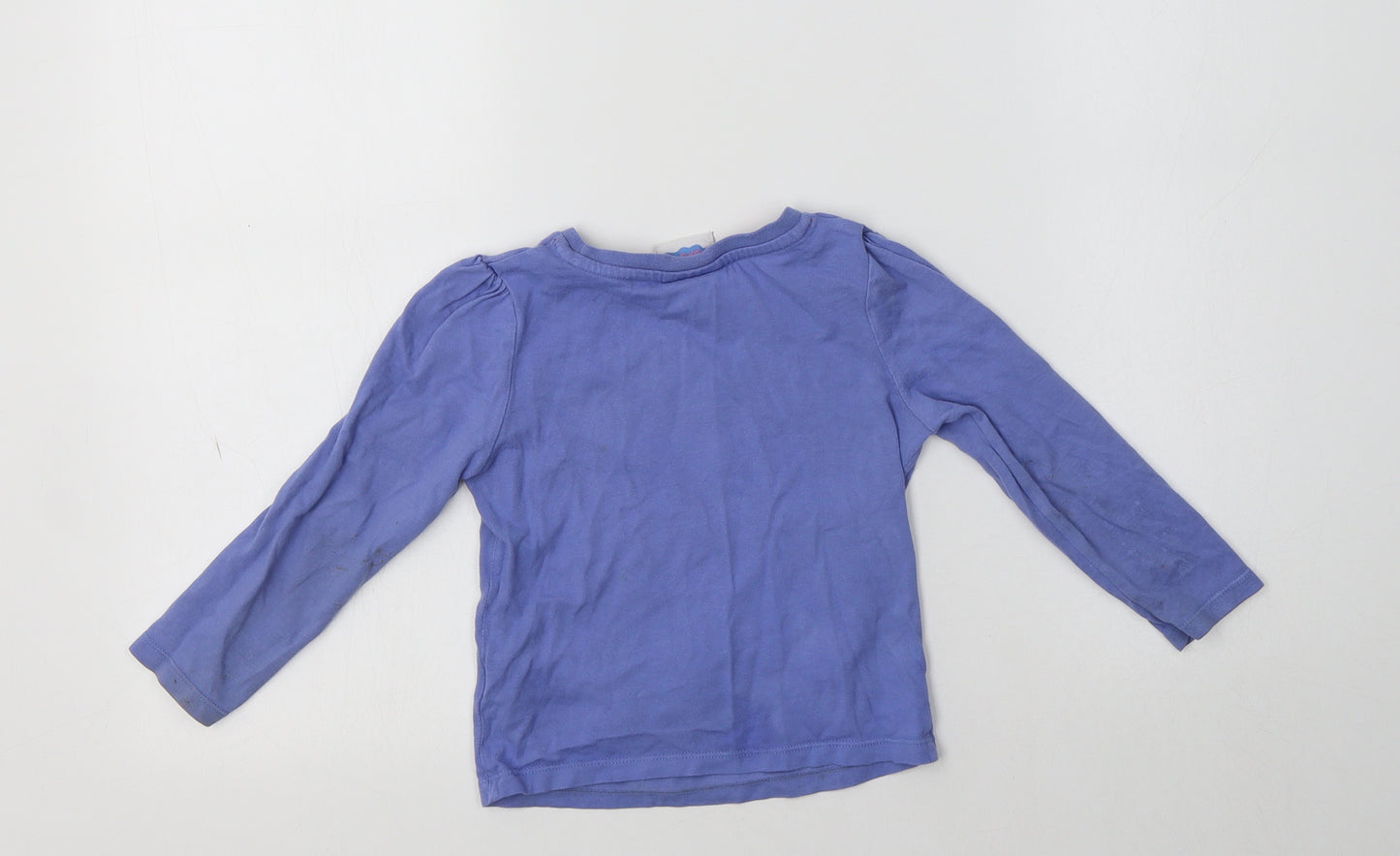 TU Girls Purple  Cotton Basic T-Shirt Size 2-3 Years Crew Neck  - Peppa Pig