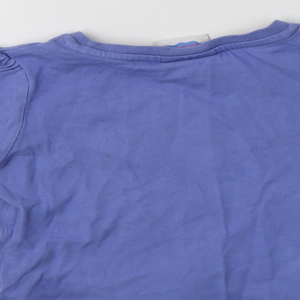 TU Girls Purple  Cotton Basic T-Shirt Size 2-3 Years Crew Neck  - Peppa Pig