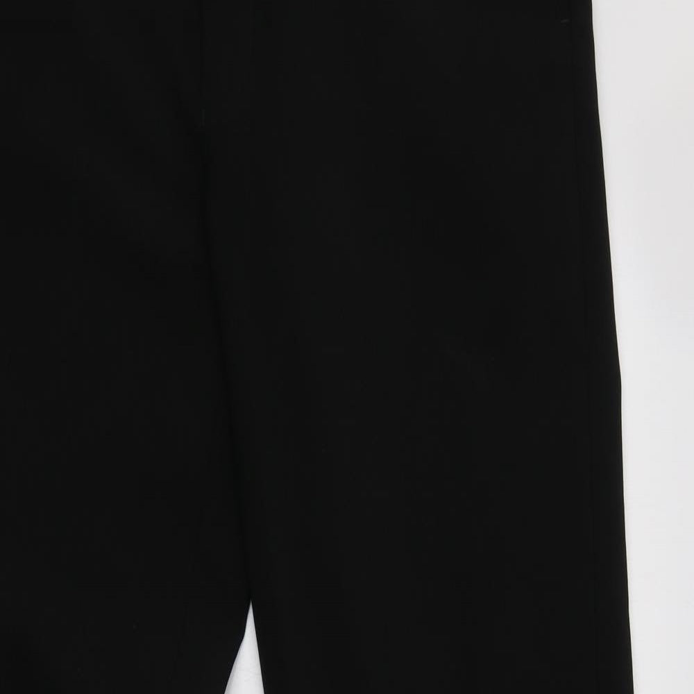 Debenhams Mens Black  Polyester Dress Pants Trousers Size 36 L31 in Regular