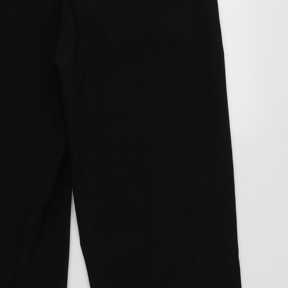 Debenhams Mens Black  Polyester Dress Pants Trousers Size 36 L31 in Regular