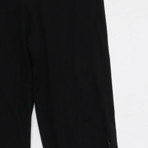 Primark Girls Black  Cotton Jegging Trousers Size 10-11 Years  Regular