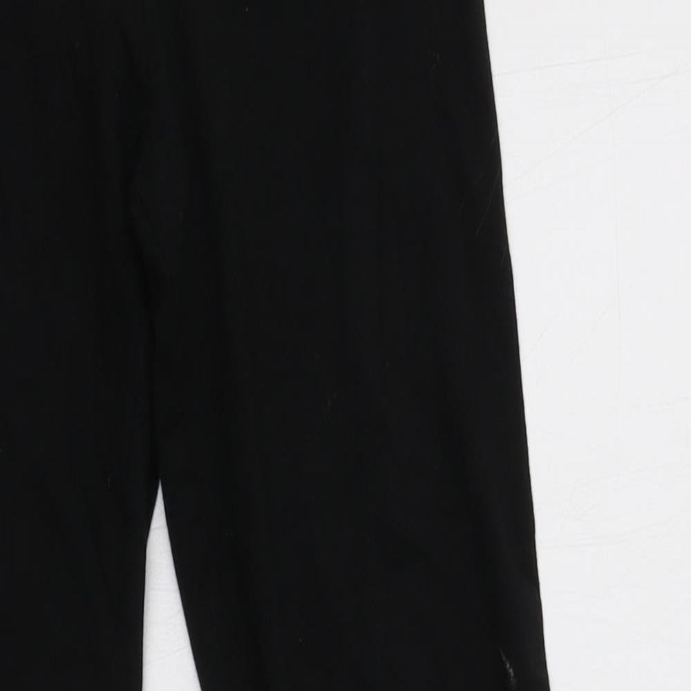 Primark Girls Black  Cotton Jegging Trousers Size 10-11 Years  Regular