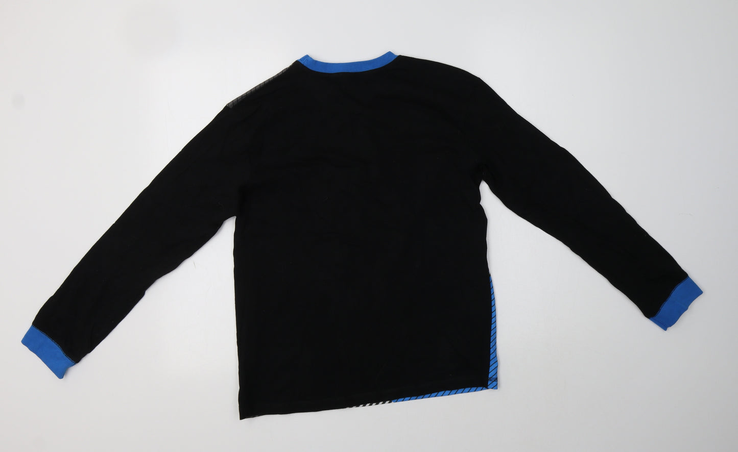 Newcastle United Boys Black  Cotton  Pyjama Top Size 13-14 Years