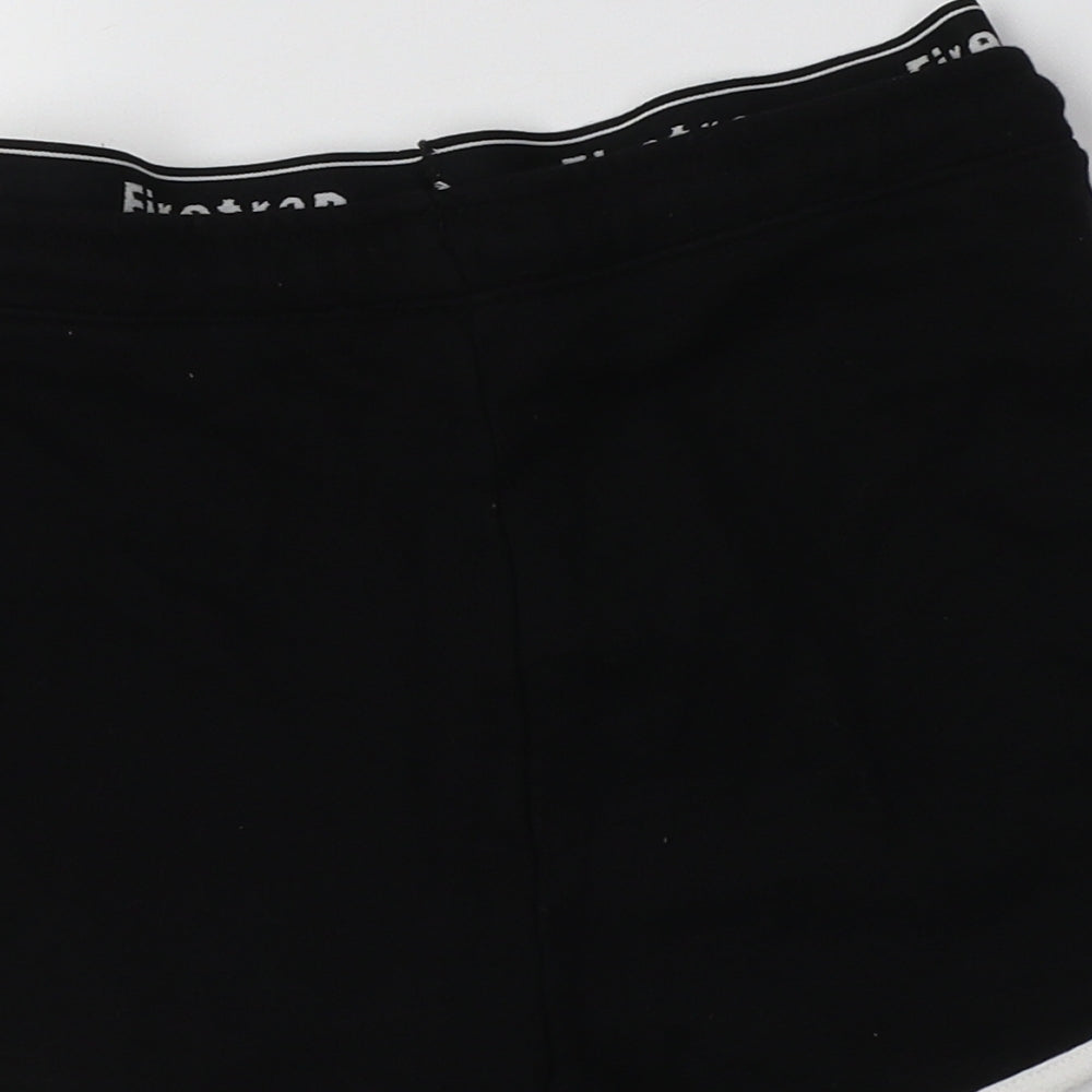 Firetrap Girls Black  Cotton Sweat Shorts Size 11-12 Years  Regular