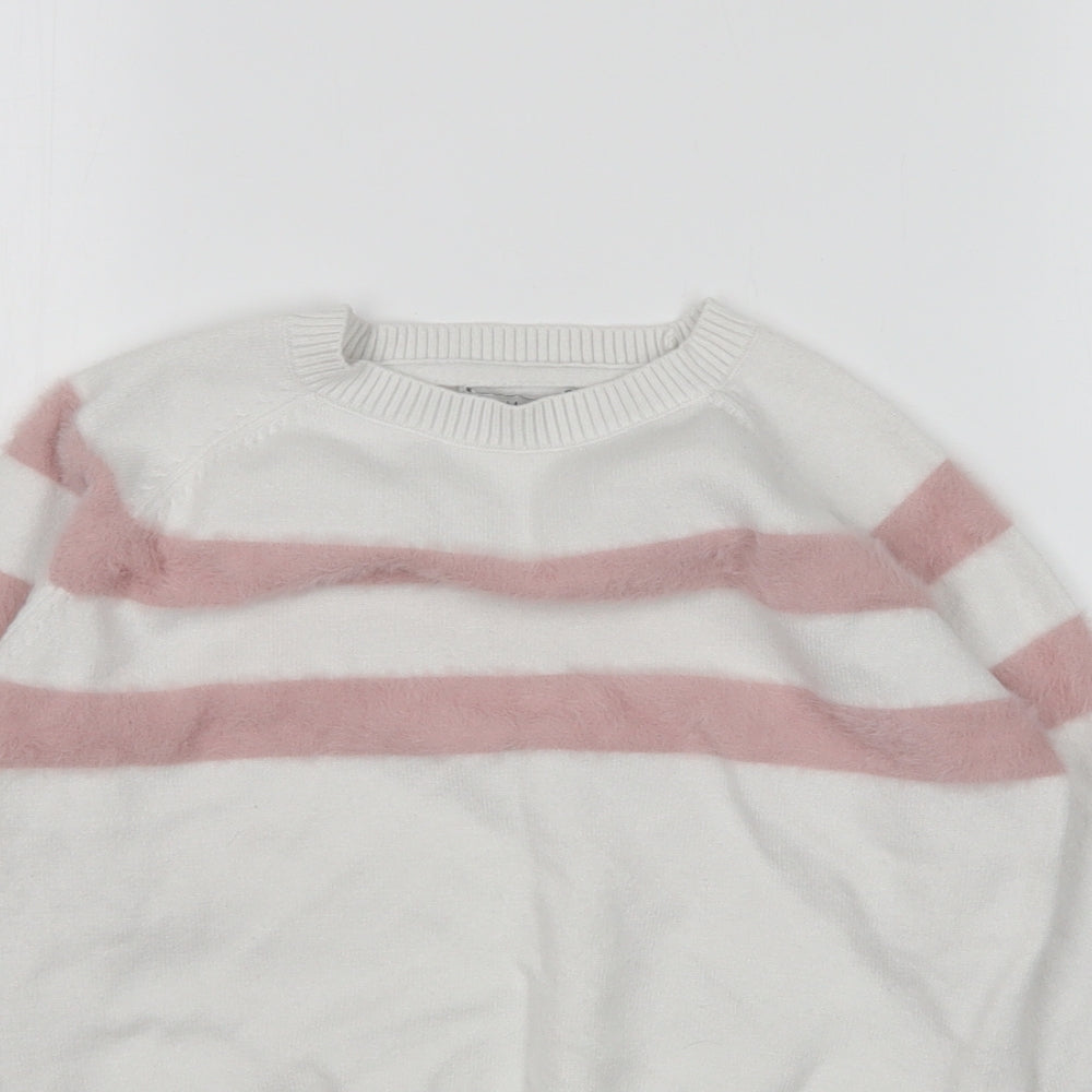 Primark Girls Multicoloured Round Neck  Viscose Pullover Jumper Size 10-11 Years