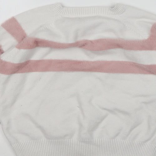 Primark Girls Multicoloured Round Neck  Viscose Pullover Jumper Size 10-11 Years