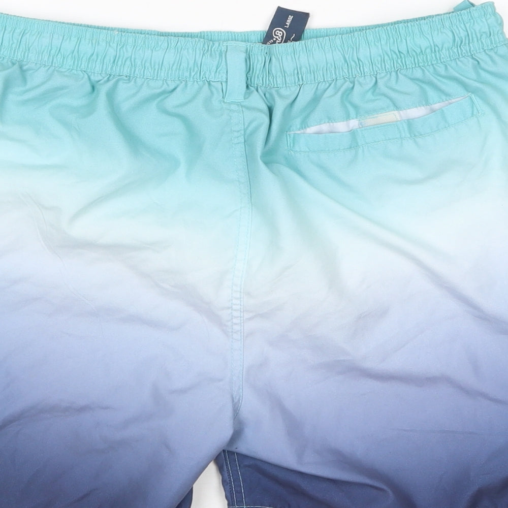 Fabric8 Mens Multicoloured  Polyester Athletic Shorts Size L L6 in Regular  - Swim Shorts