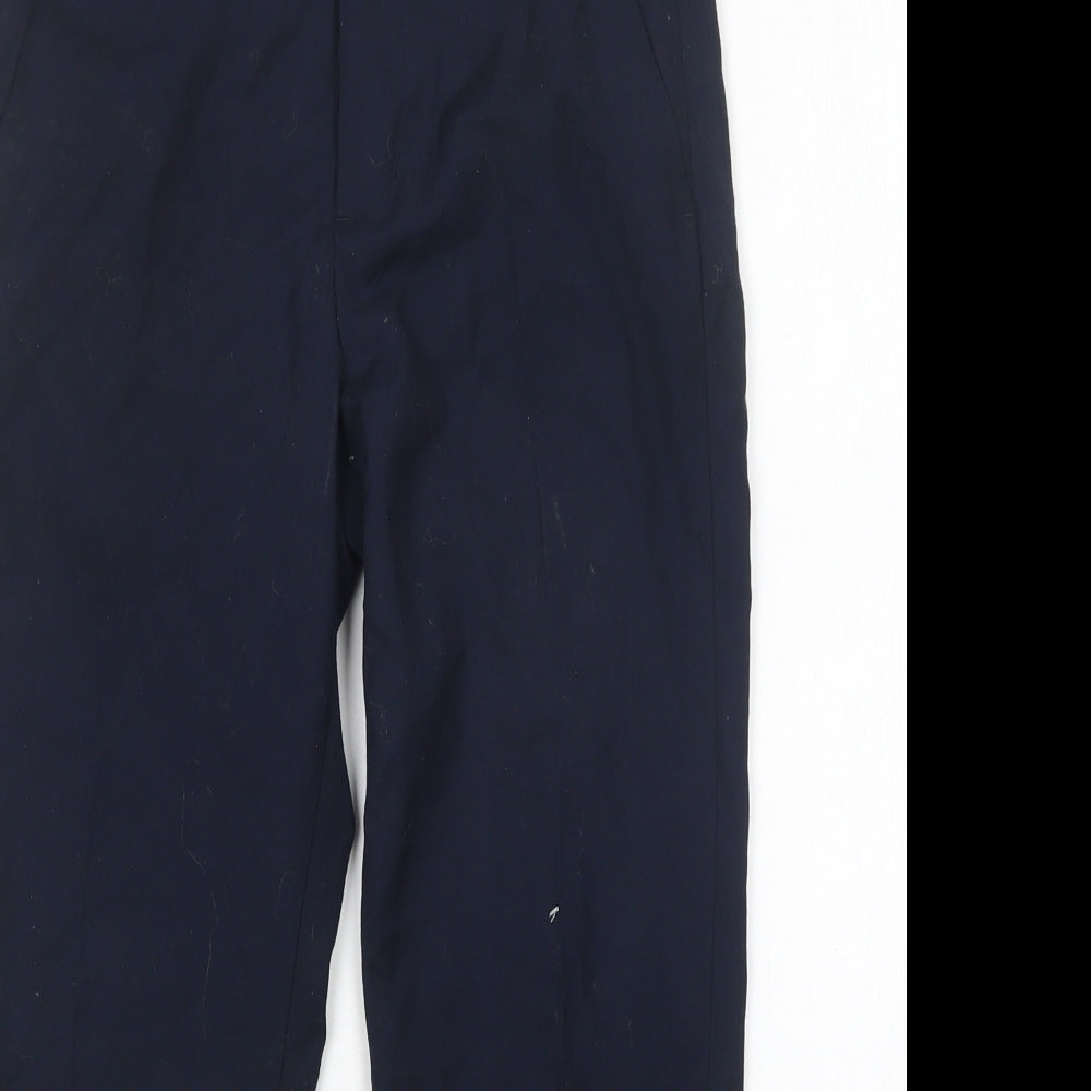 H&M Boys Blue  Cotton Dress Pants Trousers Size 12 Years  Regular