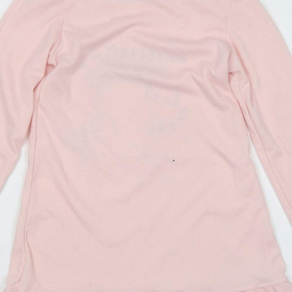 Peacocks Girls Pink  Polyester  Dress Size 6-7 Years