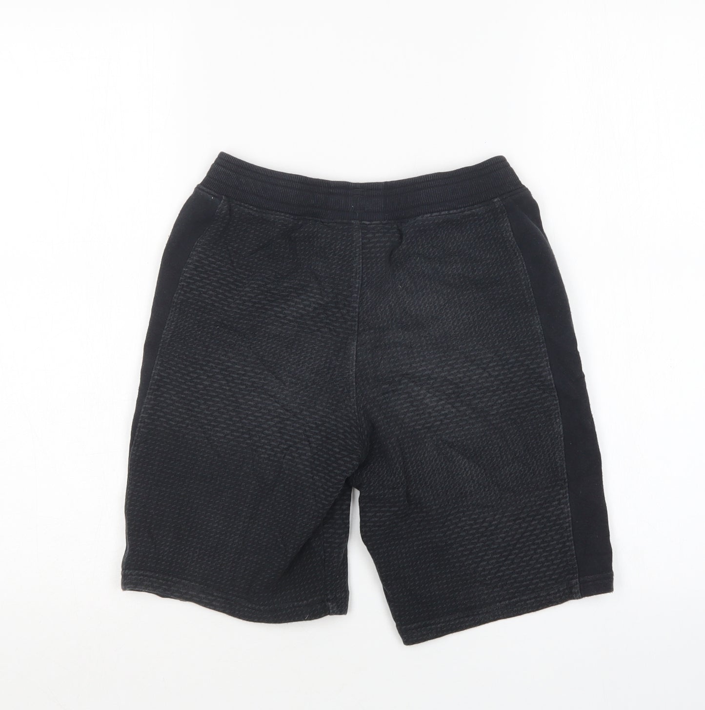 Under armour Boys Black  Cotton Sweat Shorts Size M  Regular