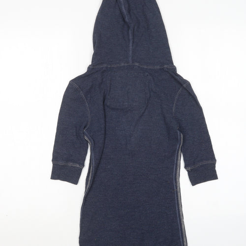 Abercrombie & Fitch Womens Blue  Cotton Pullover Hoodie Size L
