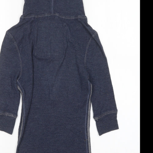 Abercrombie & Fitch Womens Blue  Cotton Pullover Hoodie Size L