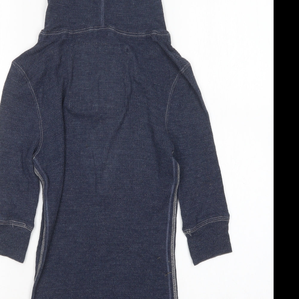 Abercrombie & Fitch Womens Blue  Cotton Pullover Hoodie Size L