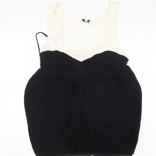 New Look Womens Multicoloured  Viscose Basic Tank Size 14 Round Neck