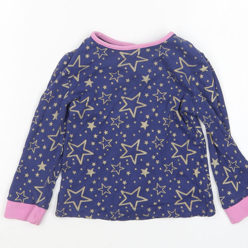 Mini Club Girls Multicoloured Polka Dot Cotton Top Pyjama Top Size 3-4 Years