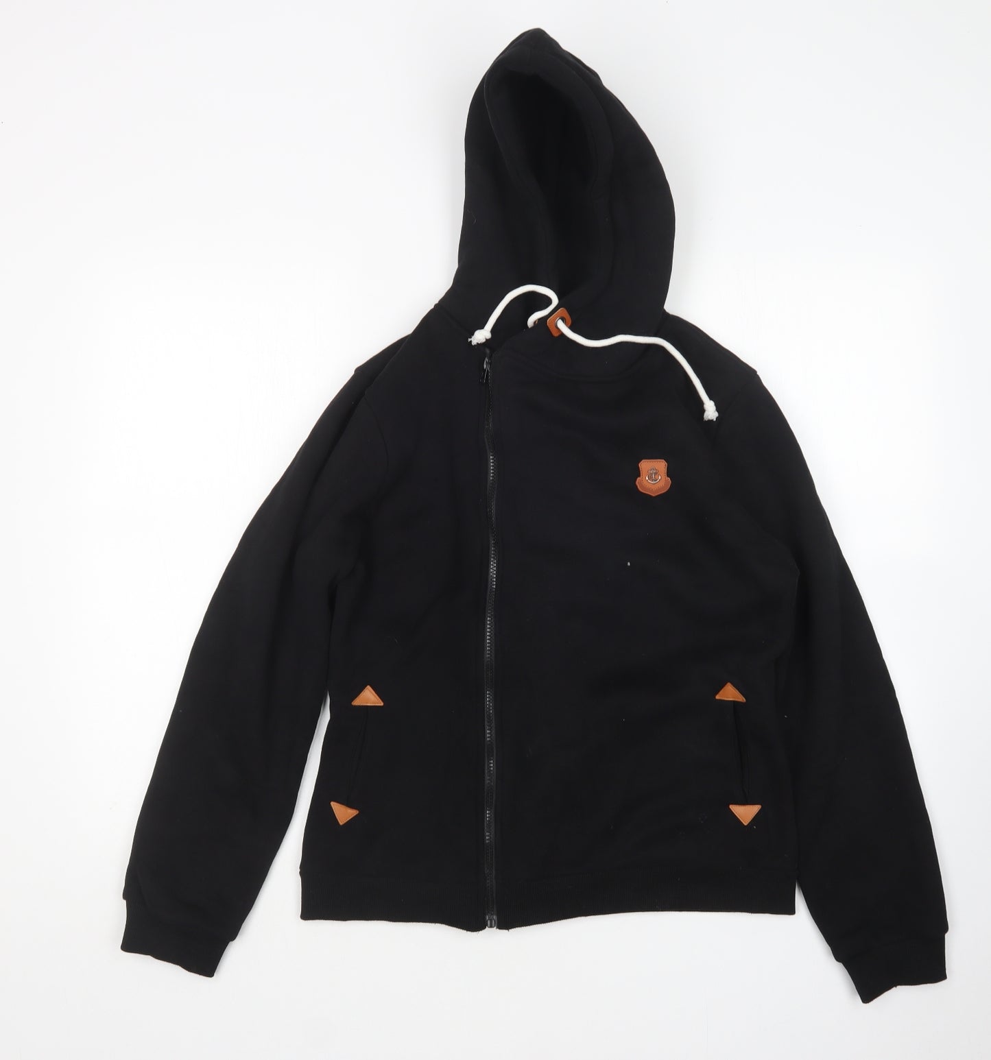 Preworn Womens Black   Full Zip Hoodie Size M