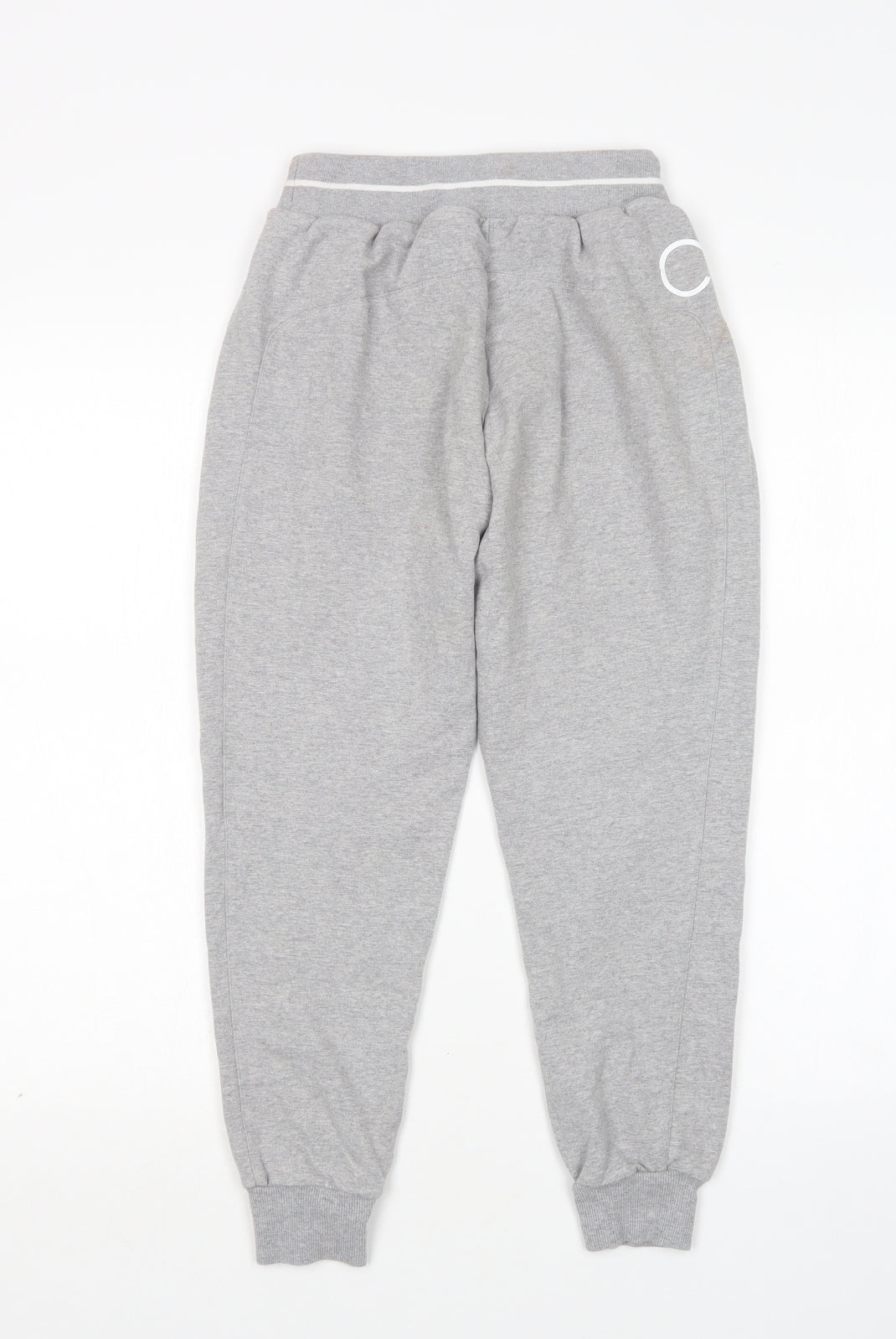 Calvin Klein Womens Grey  Cotton Sweatpants Trousers Size 8 L23 in Regular