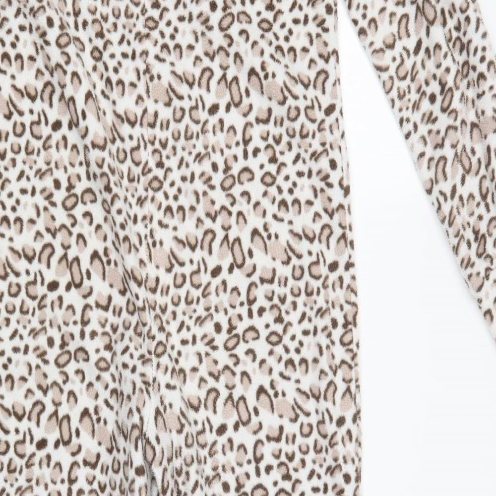 New Look Womens Multicoloured Animal Print Polyester  One Piece Size S