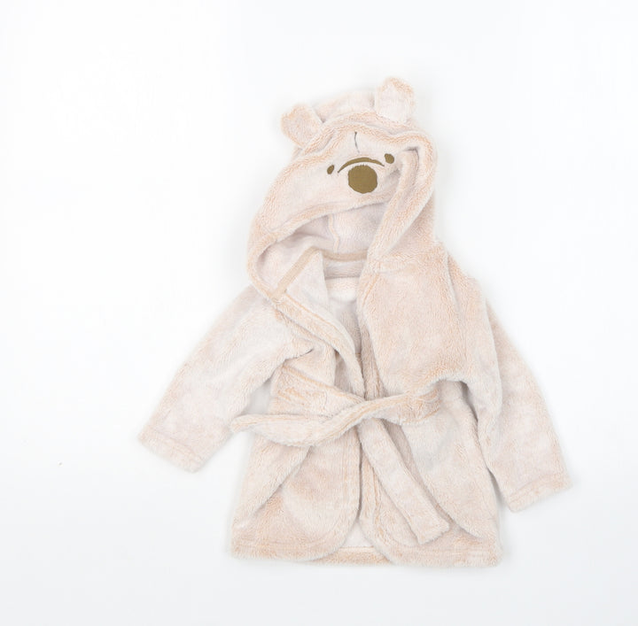 George Girls Brown  Polyester  Gown Size 6-9 Months