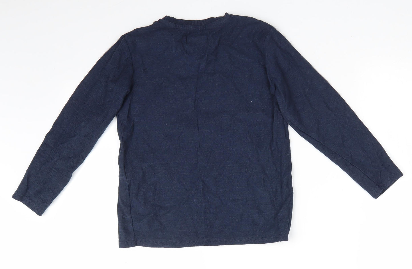 Tokyo Laundry Co Boys Blue  Cotton Basic Casual Size 7-8 Years Round Neck  - Tokyo Laundry Athletics