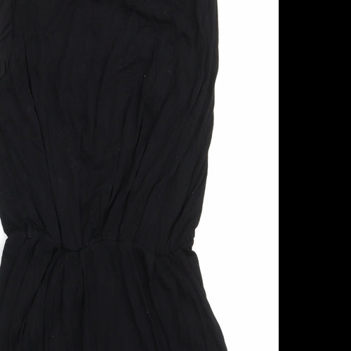 Apricot Womens Black  Viscose A-Line  Size S  Round Neck  - Lined Bodice