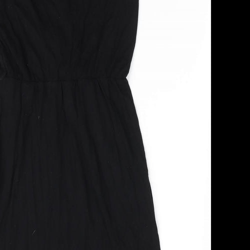 Apricot Womens Black  Viscose A-Line  Size S  Round Neck  - Lined Bodice