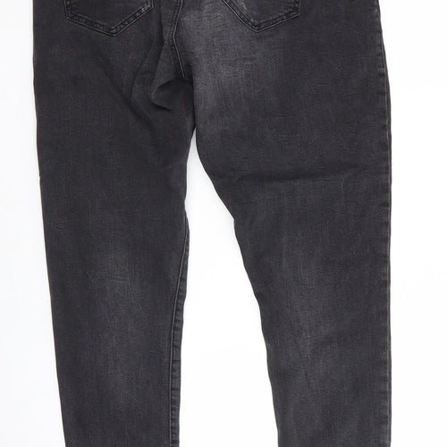 Denim Co Womens Black  Cotton Skinny Jeans Size 14 L27 in Regular